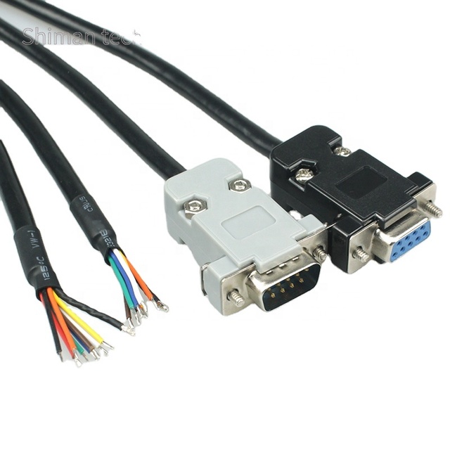 Serial Cable DB9 Male to Female RS232 Console Cable D SUB Cord Customized