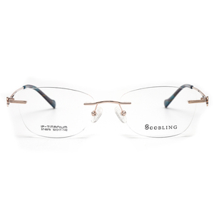 New Arrival Titanium cảnh tượng khung chất lượng tốt Lady thiết kế kính mắt <span class=keywords><strong>Frames</strong></span> - Product Image 2