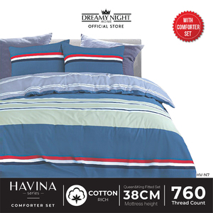 Havina loạt <span class=keywords><strong>Comforter</strong></span> thiết lập kích thước duy nhất thanh lịch mềm vải bedding cho thoải mái và yên tĩnh ngủ - Product Image 2