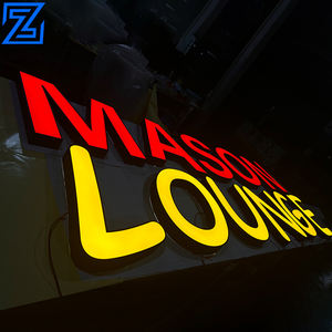 Letras LED Acrílicas 3D Personalizadas Luminosas, Letrero Publicitario con Iluminación Frontal/Trasera para Tiendas y Empresas <span class=keywords><strong>de</strong></span> Automóviles - Product Image 5