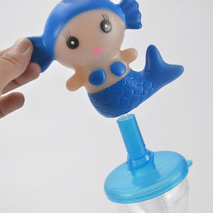 Dinosauro squalo sirena di frutta animale testa giocattolo novità Yard tazze monouso in plastica e per animali domestici bicchieri con paglia - Product Image 4