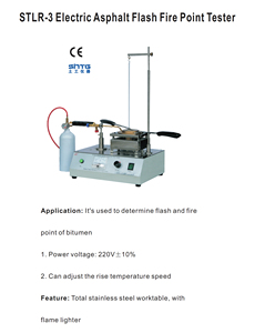 Testeur électrique de point d'allumage et de point d'incendie de l'asphalte STL-3, utilisé pour déterminer le point d'allumage et le point d'incendie du <span class=keywords><strong>bitume</strong></span>, asphalte, Cleveland Flash Cup Ap - Product Image 3