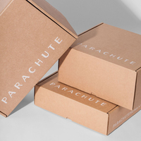 Custom Logo Eco E Flute Corrugated Cardboard Paper Large Packaging Shipping Mailer Box
