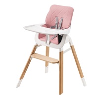 Chaise haute évolutive pour bébé de style nordique, multifonctionnelle, avec plateau, repose-pieds et harnais, pour les bébés de plus de 6 mois
