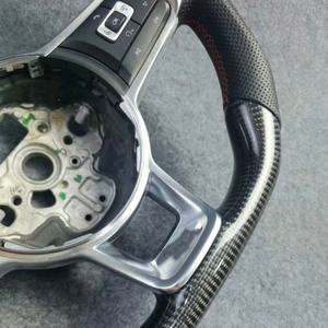 Volant en fibre de carbone pour Volkswagen MK7 <span class=keywords><strong>GOLF</strong></span> GTI GTS R-LINE POLO SCIROCCO GTD GTE MK6 CC Passat Jetta Golf7.5 Golf6 R - Product Image 4