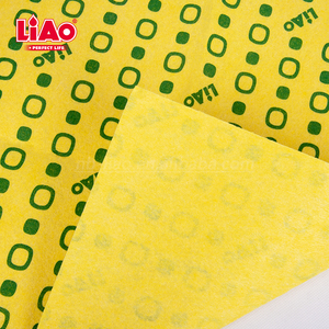 Qianliao — tissu non tissé jaune, paquet de 3 pièces, lingettes nettoyantes et réutilisables - Product Image 5