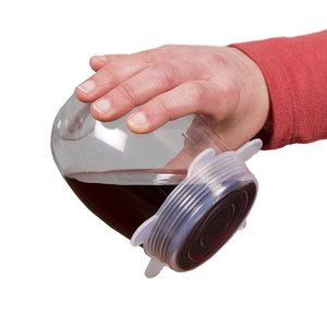 Juego de Tapas Elásticas de Silicona, 6 Tamaños, Reutilizables, para Almacenamiento de Alimentos, Tapas Flexibles para Recipientes de Todas las Formas - Product Image 2