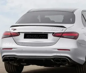 สำหรับ Mercedes Benz E-Class W213 E200 E260 E300 4 ประตู ซีดาน ปี 2016-2023 ชุดแต่งสปอยเลอร์หลัง ชุดแต่งฝากระโปรงท้ายรถยนต์ อุปกรณ์ตกแต่งรถยนต์ - Product Image 4