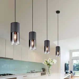 Nordic modern design glass chandelier fashion art minimalist unique pendant lamp light chandelier lights