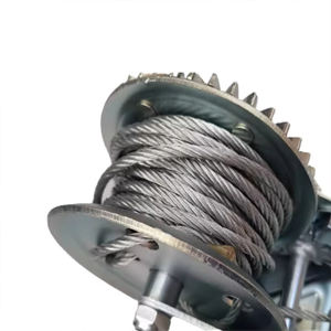 Treuil électrique portatif de main de treuil de grue à vendre 600LB 800LB 1000LB 1200LB OEM 3 ans de treuil de fil métallique d'engrenage droit 2.5Kg - Product Image 3