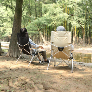 Comfortable Single <strong>Outdoor</strong> <strong>Chair</strong> High Back Australia Folding <strong>Chairs</strong> With an Adjustable Backrest <strong>Comfy</strong> for Backyard Camping - Product Image 5