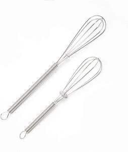 Batidor Manual de Acero Inoxidable Ecológico y Duradero, 4 Tamaños Disponibles, Herramienta para Batir Huevos Multiusos, Apto para Lavavajillas, Conveniente para Café - Product Image 2