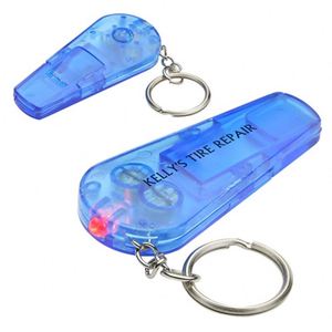 Luz Roja Personalizada |   Apriete y suelte para encender/apagar |   Silbato de Seguridad |   Anillo de Unión Desmontable |   Pilas de botón incluidas - Product Image 6