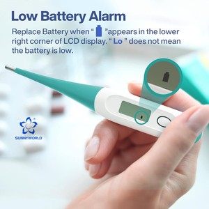 Thermomètre numérique médical pour bébé, type stylo, étanche, à tête flexible, prix avantageux - Product Image 6