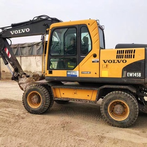 Structure robuste, endurance accrue, opérations de couverture de décharges, excavatrice sur pneus Volvo 145B d'occasion de 14 tonnes - Product Image 3