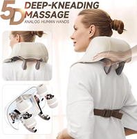 Masseur de cou intelligent sans fil 8D 2026 pour relaxation des tissus profonds cervicaux avec chaleur et contrôle intelligent