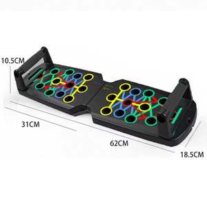 Equipo de gimnasio en casa, juego de entrenamiento en casa con barra de realce plegable, banda de resistencia, entrenamiento de fuerza de realce profesional - Product Image 5