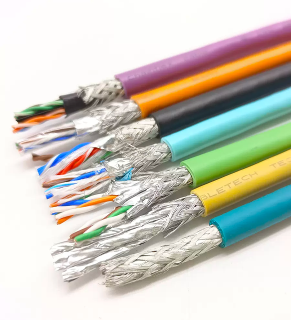 Shielded Network Stp Ftp Cat6 Cable Cat6A Certifier Lan Cat 6 Sftp Lan Cable Cat6 Utp Indoor Outdoor Ethernet Cable