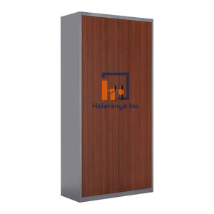 Credenza Swing 2 Door Rolling Track <b>Small</b> Home Modern Luxury Furniture <b>Storage</b> Steel Metal Office Filing Cabinet Bedroom Kitchen - Product Image 1