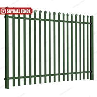 Valla DE SEGURIDAD W Pale Palisade con certificado CE para parques y proyectos de residencia Enrejado y puertas de esgrima de alta calidad