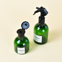 Kinpack 200ML Bouteille ronde en plastique PET vide de distribution de liquide avec pompe de pulvérisateur Emballage et produit d'impression