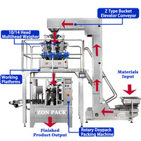 Automatische Multihead Weger Kruiden Weegmachine Doypack Vulmachine voor Hennepbloemen