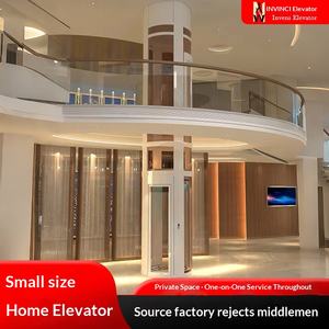 Ascenseur domestique, fourniture directe d'usine, ascenseur silencieux dédié au grenier, ascenseur panoramique sans obstacle pour villa - Product Image 1