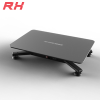 Plateforme vibrante verticale portable et fine à prix de gros pour la remise en forme à domicile avec construction en alliage d'aluminium