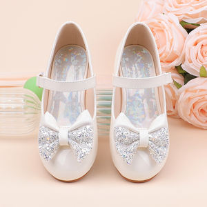 Chaussures d'école confortables blanches et roses, chaussures de fête, chaussures de mariage pour filles, chaussures de scène d'été, chaussures de danse, chaussures de princesse pour anniversaire - Tendance de la mode - Product Image 1