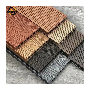 Chống-trượt sân sau <span class=keywords><strong>WPC</strong></span> sàn 3D hạt gỗ dập nổi Hội Đồng Quản trị thích hợp cho ngoài trời hành lang - Product Image 1