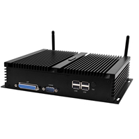 Mini PC Industrial Sin Ventilador Intel Core I7-8550U 2*DDR4 64GB RAM Máxima 6*COM RS232/485 2*LAN Gigabit Ethernet Pantalla Triple 4K