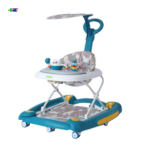 Trotteur pliable en plastique à hauteur réglable pour enfants de <span class=keywords><strong>0</strong></span> à <span class=keywords><strong>1</strong></span> an pour bébé poussant assis Type de voiture jouet pour apprendre pour les garçons - Product Image 2