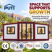 Exportation mondiale de maisons conteneurs pliables de 20 pieds et 40 pieds pour une logistique facile, maison préfabriquée modulaire