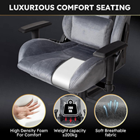 2025 septembre achat Festival daim cuir Elite chaise de jeu bureau Pc course chaise inclinable avec microphone USB PC de jeu