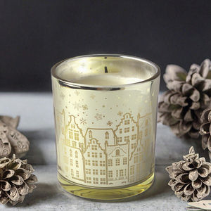 Customized Logo Glass Candle with Light for Festivals Valentine's Day Diwali-New Condition <b>Paraffin</b> Soy Wax Cotton Wick Bars - Product Image 2