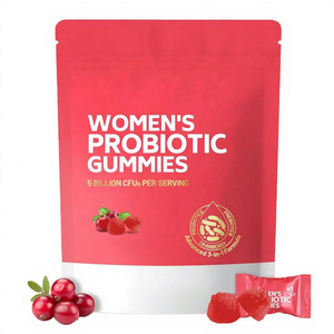 Enzimas Digestivas de Marca Privada OEM, Vitaminas, Probióticos para Mujeres Adultas, Gomitas para el Control del Metabolismo, Sabor a Arándano - Product Image 1