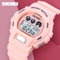 Montres SKMEI 1775 pour femmes et hommes, montre-bracelet numérique tendance, affichage lumineux, chronographe, horloge étanche, montre de sport pour cadeau