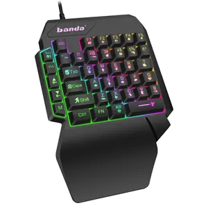 Amazon Offre Spéciale clavier RGB 40 touches à une main avec touches multimédia clavier de jeu