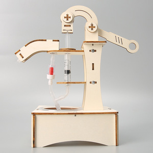 Nuovo Design Creativo Kit Esperimenti Scientifici con Pompa d'Acqua in Legno Puzzle 3D Fai-da-Te - Product Image 2