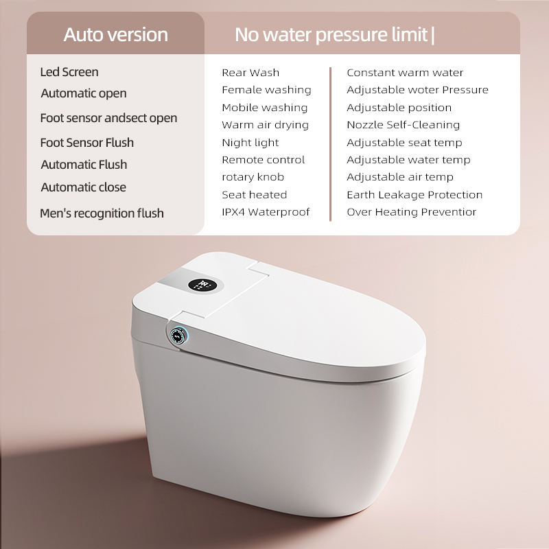 Version automatique + avec réservoir d'eau