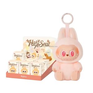 Barang Baru Original Popmart Labubu Have a Seat Kawaii Surprise Toy Plush Keychain Blind Box Scannable labubu - Product Image 2