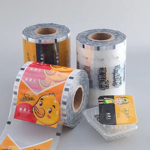 Pet Cup vassoio Lunch Box pellicola sigillante antiappannamento fresco per asporto PP scatola di plastica semi-automatica pellicola sigillante - Product Image 1