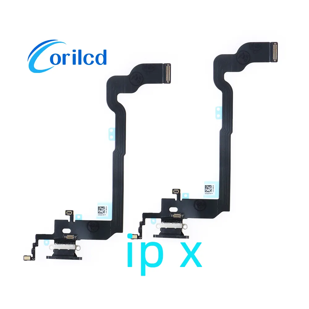 Original For Iphone X XS max Phone Parts For Iphone X Phone Flex Cable Flex With Microphone Repair Replacement