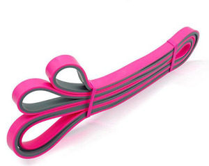 Two-Tone Stretch Resistance <strong>Workout</strong> <strong>Bands</strong> for Pull-Up Assistance in Body Powerlifting Sports &amp; Entertainment Product - Product Image 2