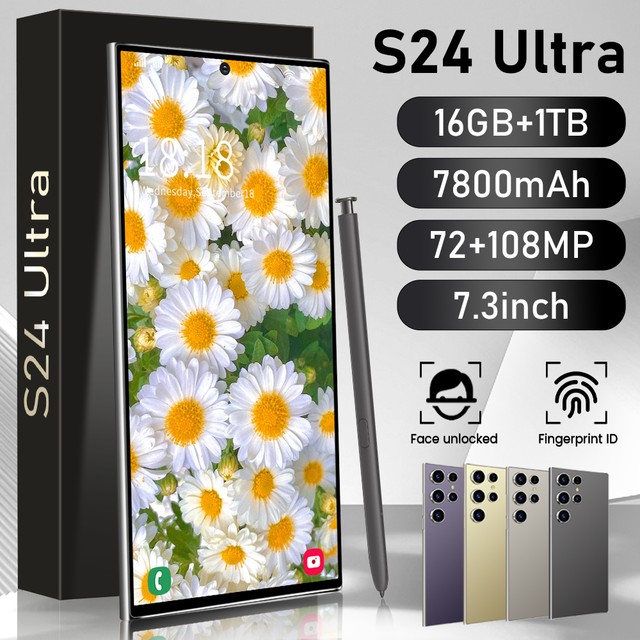 108MP Rear Camera 5G Smartphone 16GB RAM 1TB Storage Facial Recognition Dual SIM for Global Gaming HD Decacore Mobile