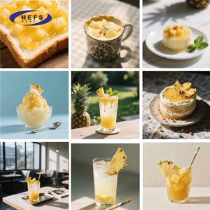 2025 OEM meilleur prix Premium sirop goutte liquide thé lait café 2.8KG pâte d'ananas pot sous vide gelée bonbons confiture de fruits avec pulpe - Product Image 5