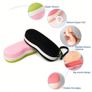 กล่องใส่แว่นตาว่ายน้ำซิลิโคนแบบพกพา - Product Image 4
