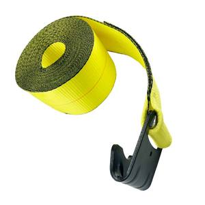 Promotion de haute qualité 4 pouces 100mm <span class=keywords><strong>camion</strong></span> à plat charge de cargaison <span class=keywords><strong>sangle</strong></span> d'arrimage <span class=keywords><strong>enrouleur</strong></span> de <span class=keywords><strong>sangle</strong></span> de treuil avec crochet plat pour remorque - Product Image 6