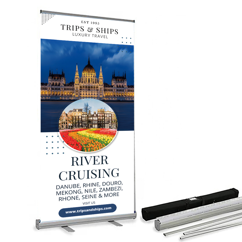 Aluminum Base Roll Up Banner Stand
