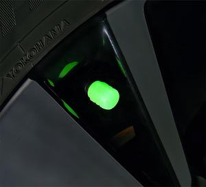 4PCS Capuchons <span class=keywords><strong>de</strong></span> <span class=keywords><strong>valve</strong></span> <span class=keywords><strong>de</strong></span> pneu <span class=keywords><strong>de</strong></span> <span class=keywords><strong>voiture</strong></span> et <span class=keywords><strong>de</strong></span> vélo fluorescents et <span class=keywords><strong>lumineux</strong></span> en PVC/ABS, installation facile, ajustement universel - Product Image 6